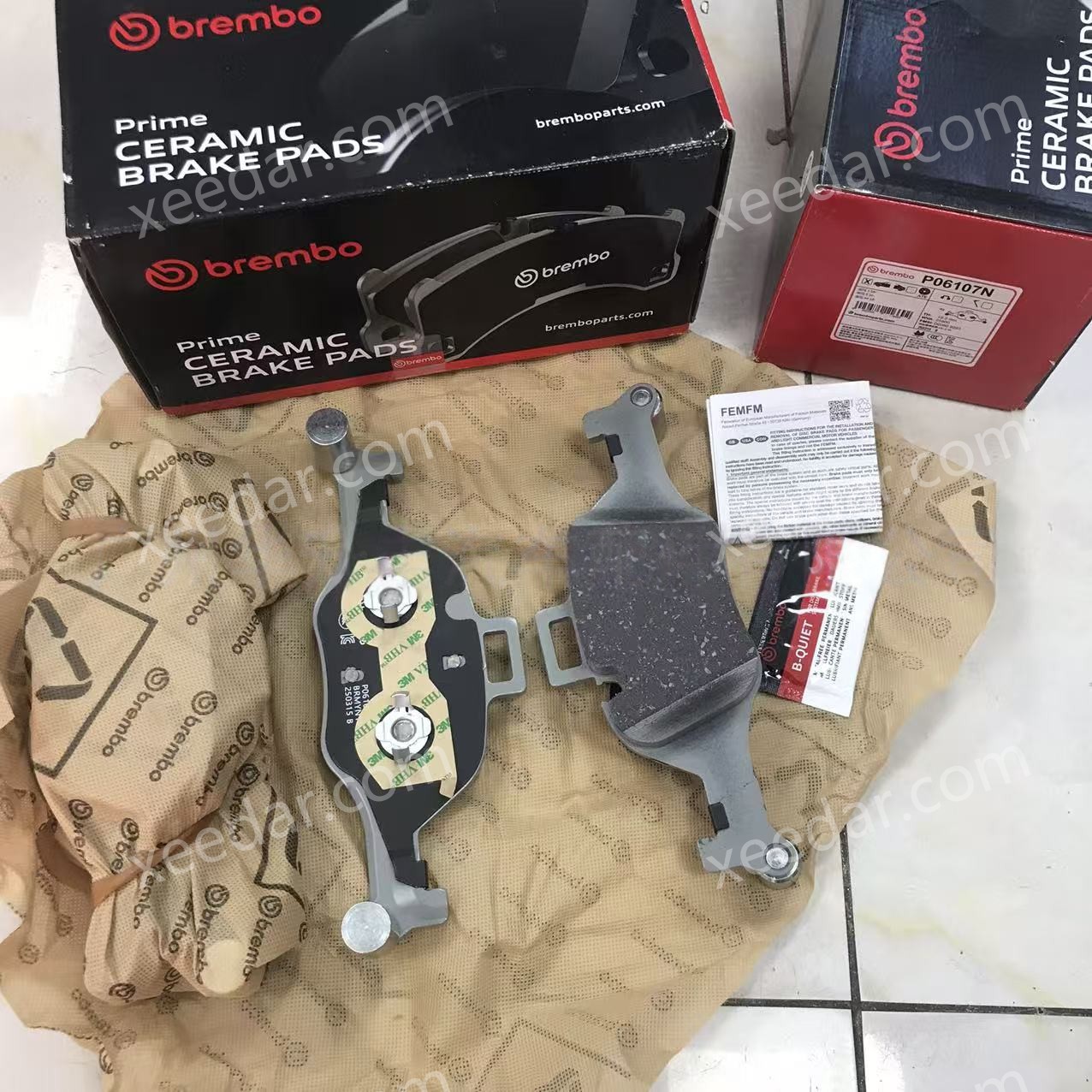 BREMBO P06107N Front Brake Pad Set for BMW G12/G11