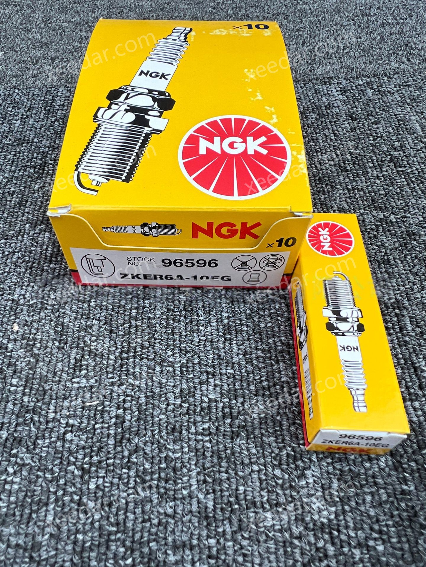 NGK 96596 ZKER6A-10EG Spark Plug for SEAT Arona / Ibiza / Mii / VW 1.0 TSI (OE 04C 905 606)