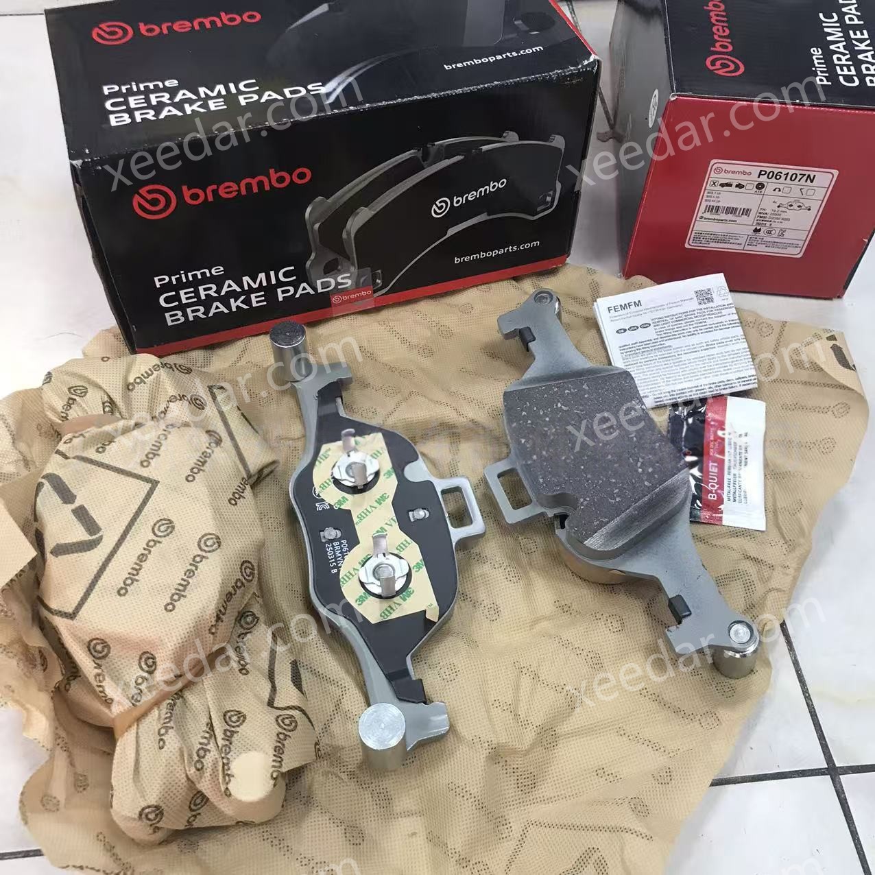 BREMBO P06107N Front Brake Pad Set for BMW G12/G11
