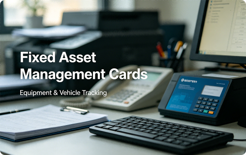 Fixed Asset Management Cards